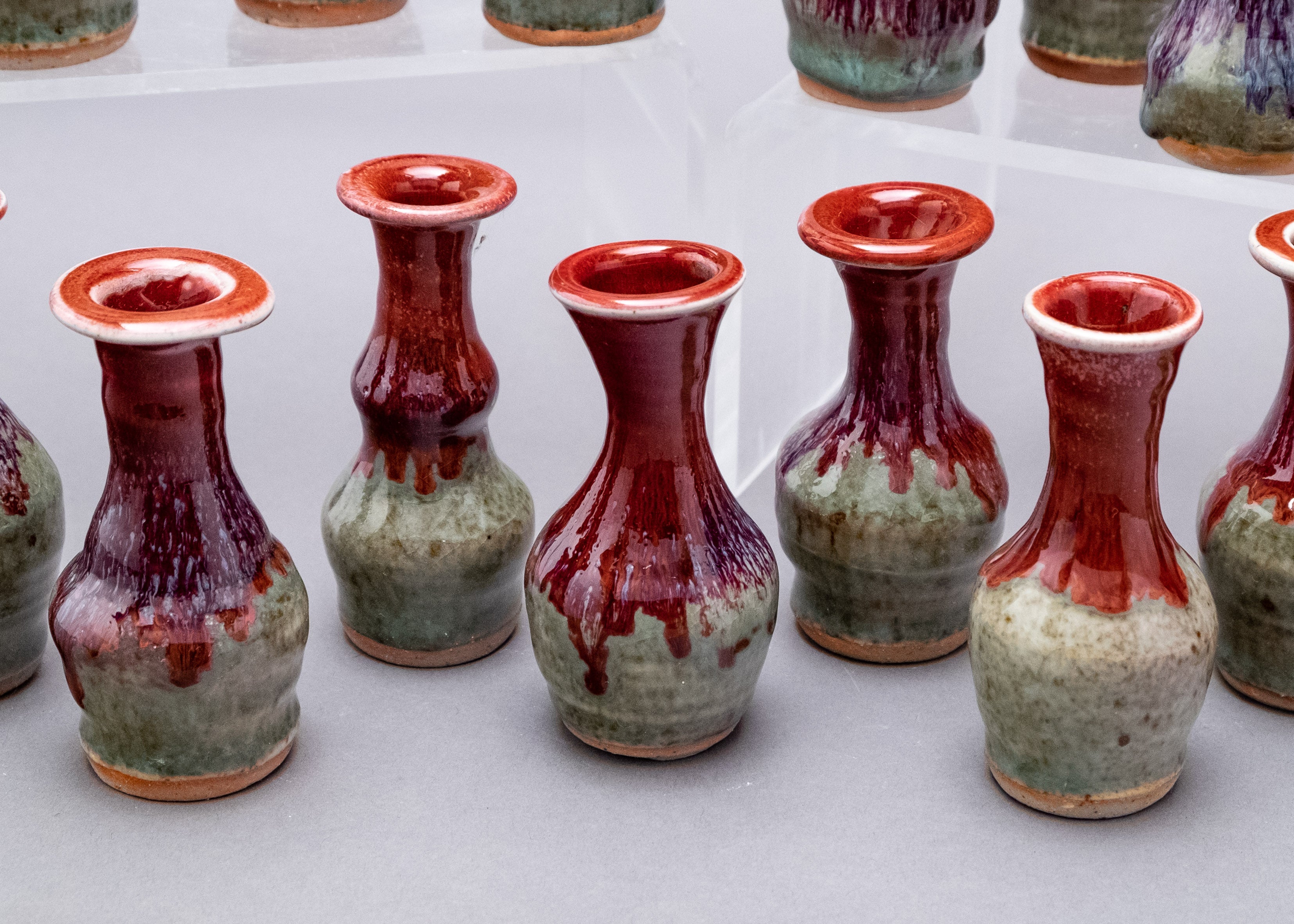 Copper Red & Grey Celadon Treasure