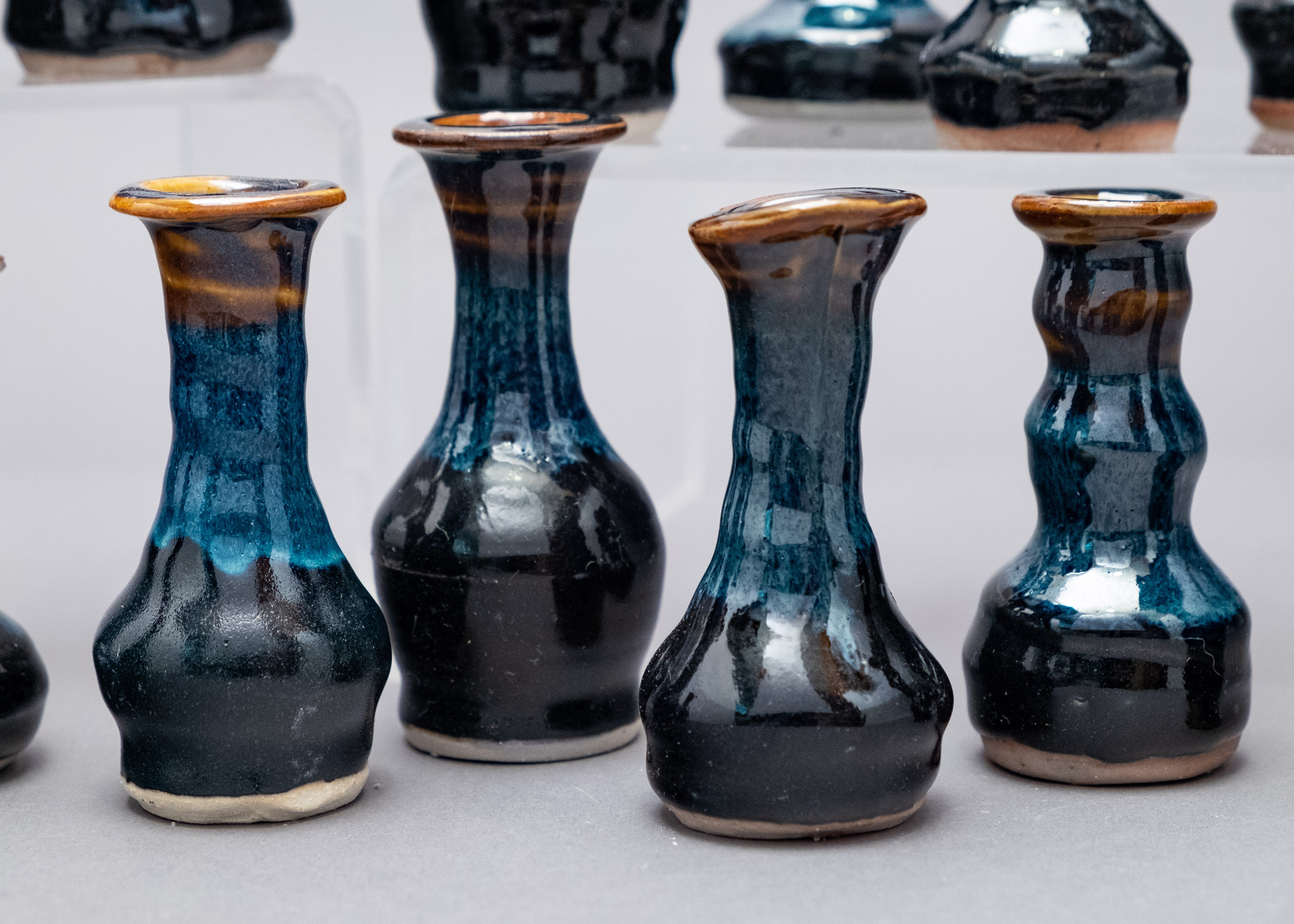 Leach Blue & Gloss Black Treasure